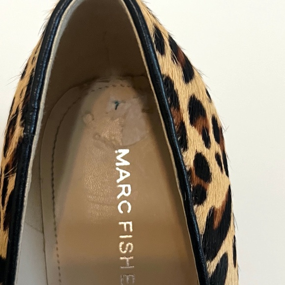 EUC Marc Fisher Leopard Print Calf Hair Pumps - Size 8M - Picture 11 of 16